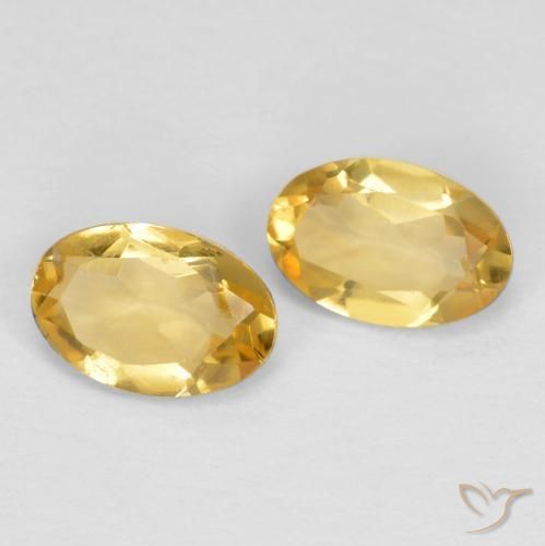Gemme di Citrino Oro naturale da 0.74 ct, Ovale, VS