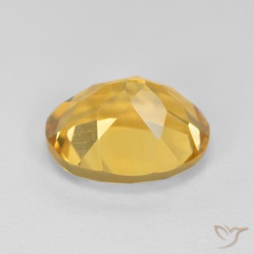 Citrino Dorato medio naturale da 3.65 ct, Ovale, VVS-VS