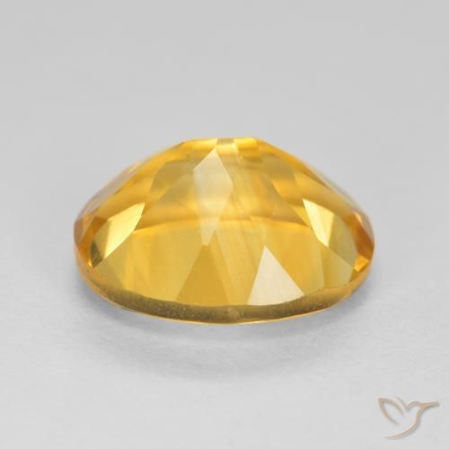 Citrino Dorato scuro naturale da 3.50 ct, Ovale, VVS-VS
