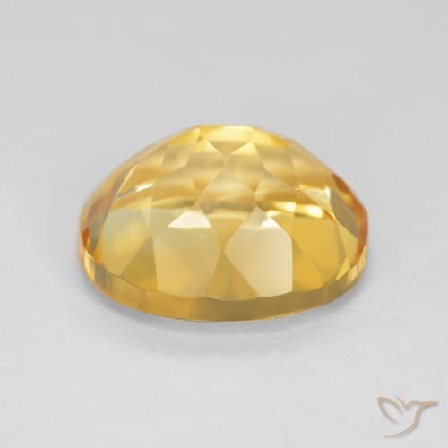 Citrino Arancio Dorato Profondo naturale da 3.57 ct, Ovale, VVS