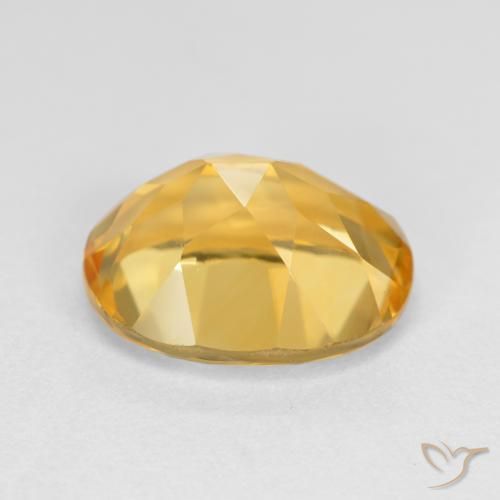 Citrino Arancio dorato naturale da 3.60 ct, Ovale, VVS