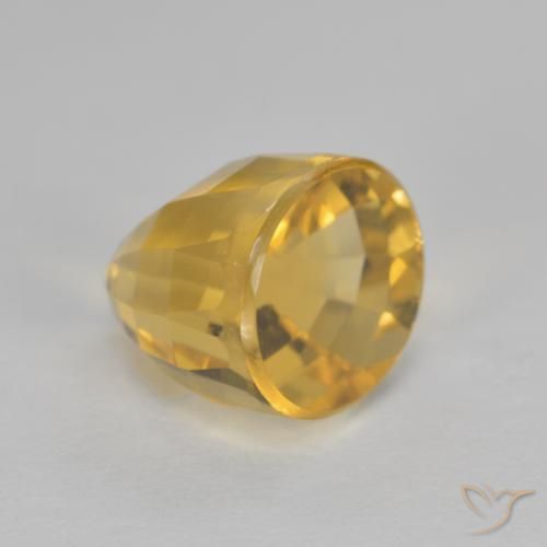 Citrino Oro medio naturale da 3.09 ct, Taglio a fantasia, VVS-VS