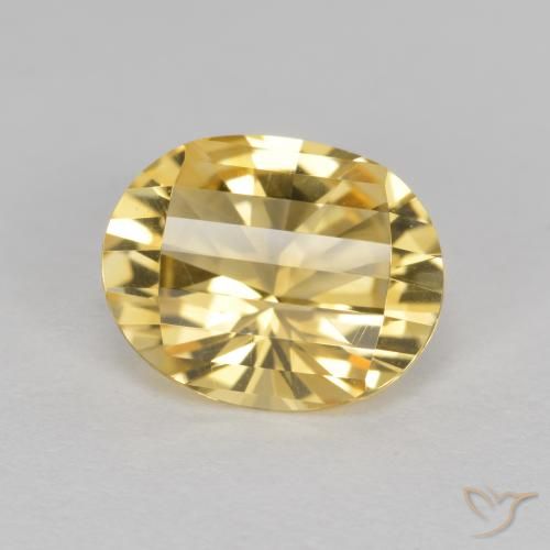 2.36ct Naturale Dorato Citrino, Ovale, VVS