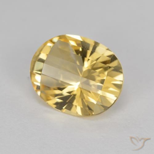 Citrino Dorato naturale da 2.36 ct, Ovale, VVS