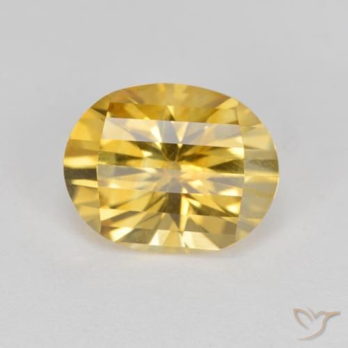 2.42ct Naturale Dorato Citrino, Ovale, VVS