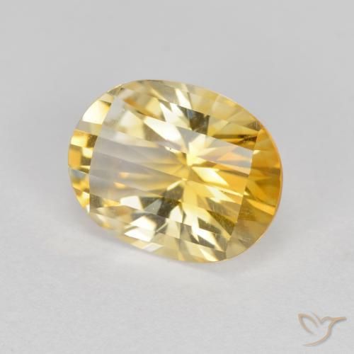 Citrino Dorato naturale da 2.51 ct, Ovale, VVS