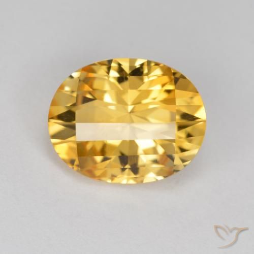 2.53ct Naturale Arancio dorato Citrino, Ovale, VVS