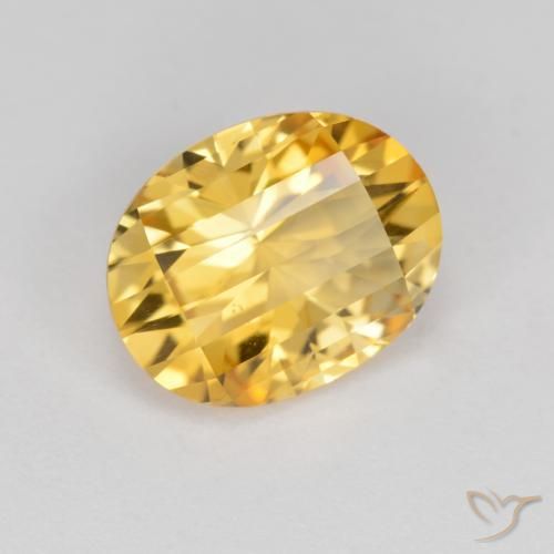 Citrino Arancio dorato naturale da 2.53 ct, Ovale, VVS