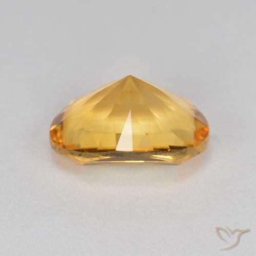 Citrino Arancio dorato naturale da 2.53 ct, Ovale, VVS