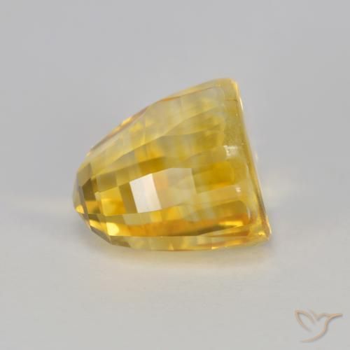 3.06ct Naturale Dorato Citrino, Taglio a fantasia, VVS-VS