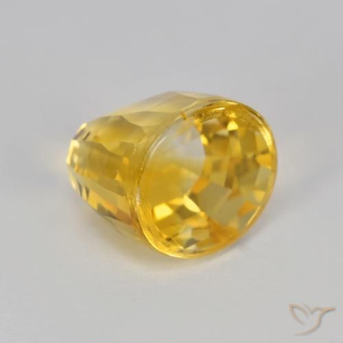 Citrino Dorato naturale da 3.06 ct, Taglio a fantasia, VVS-VS