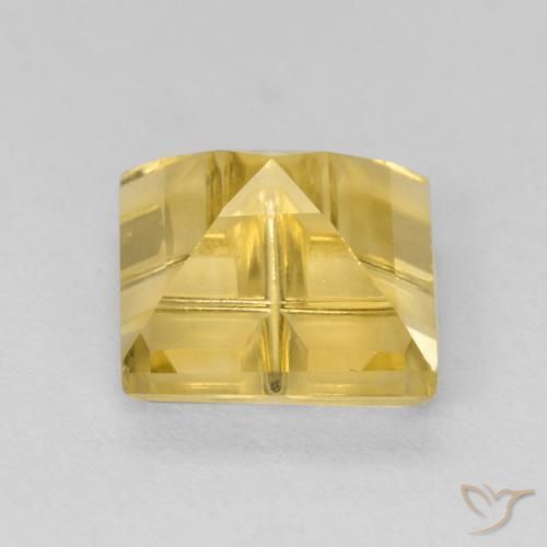 Citrino Giallo dorato naturale da 1.82 ct, Quadrato, VS