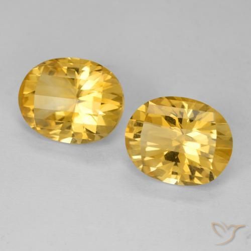 Gemme di Citrino Oro profondo naturale da 5.07 ct, Ovale, VVS-VS