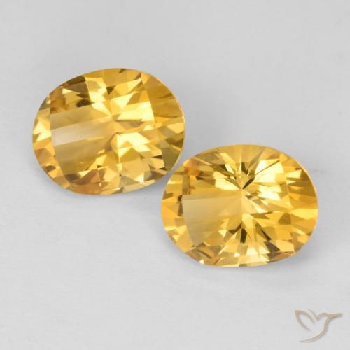 Gemme di Citrino Dorato medio naturale da 4.82 ct, Ovale, VVS-VS