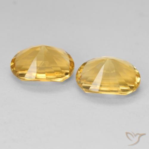 Gemme di Citrino Dorato medio naturale da 4.82 ct, Ovale, VVS-VS