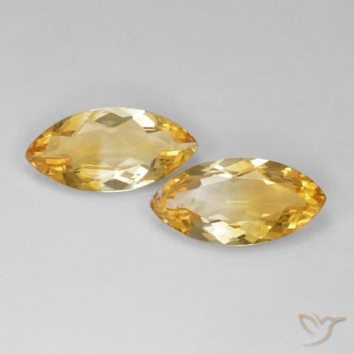 12.07ctw Naturale Oro Citrino, Taglio marquise, VS