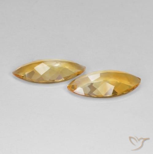 Gemme di Citrino Oro naturale da 12.07 ct, Taglio marquise, VS