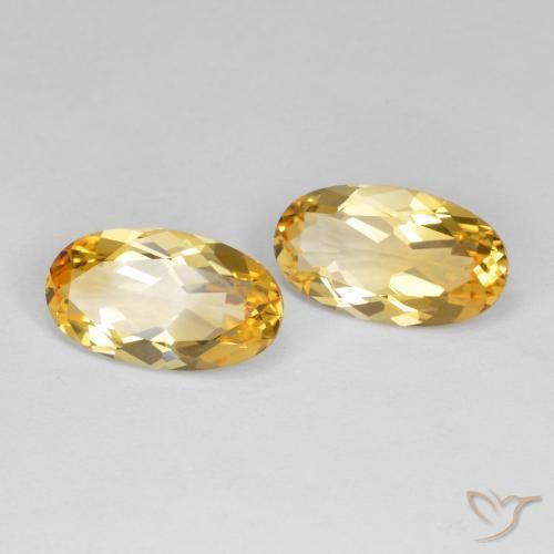 Gemme di Citrino Dorato medio naturale da 7.02 ct, Ovale, VVS
