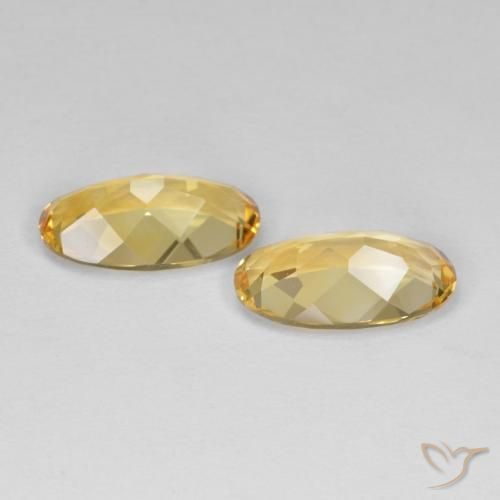 Gemme di Citrino Dorato medio naturale da 7.02 ct, Ovale, VVS