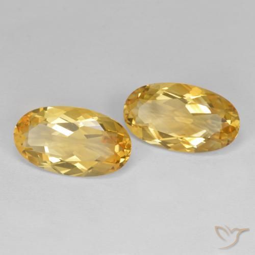 Gemme di Citrino Oro naturale da 6.83 ct, Ovale, VVS