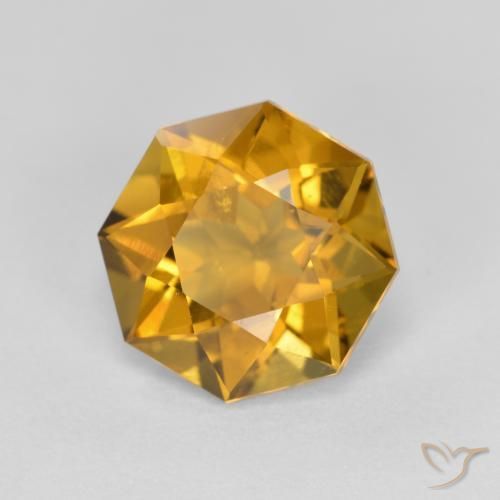 Citrino Oro marroncino naturale da 2.78 ct, Ottagonale / Taglio smeraldo, VS