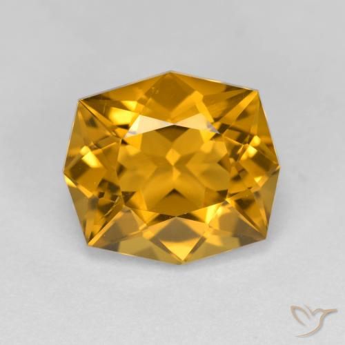 3.34ct Naturale Oro Citrino, Taglio a fantasia, VS