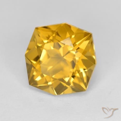 Citrino Arancione-Oro naturale da 3.97 ct, Taglio a fantasia, VVS-VS