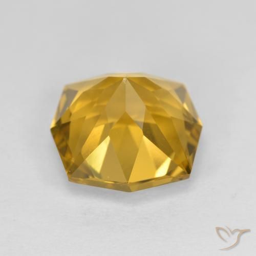 Citrino Arancione-Oro naturale da 3.97 ct, Taglio a fantasia, VVS-VS