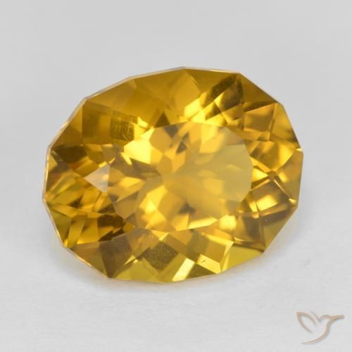 Citrino Oro medio naturale da 4.09 ct, Taglio a fantasia, VS