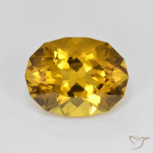 4.35ct Naturale Oro marroncino Citrino, Taglio a fantasia, VS