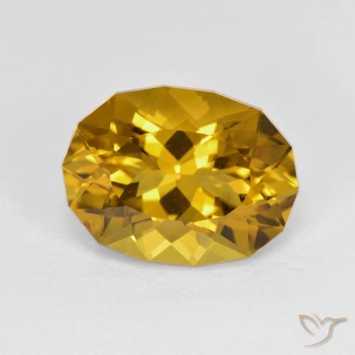 4.37ct Naturale Oro medio Citrino, Taglio a fantasia, VS
