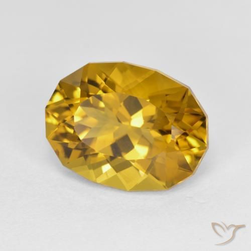 Citrino Oro medio naturale da 4.37 ct, Taglio a fantasia, VS