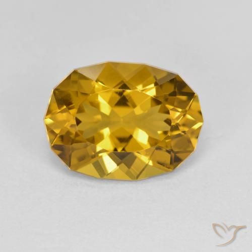 3.23ct Naturale Oro medio Citrino, Taglio a fantasia, VVS