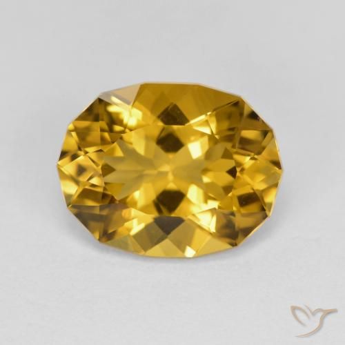 4.10ct Naturale Oro marroncino Citrino, Taglio a fantasia, VVS