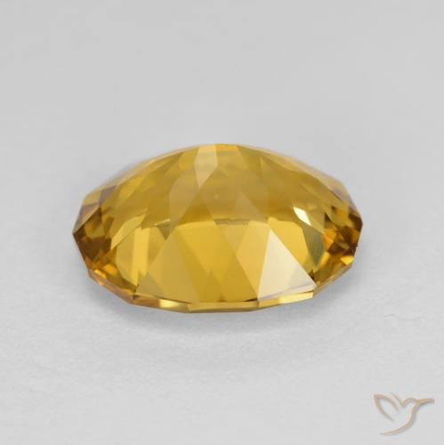 Citrino Oro marroncino naturale da 4.10 ct, Taglio a fantasia, VVS