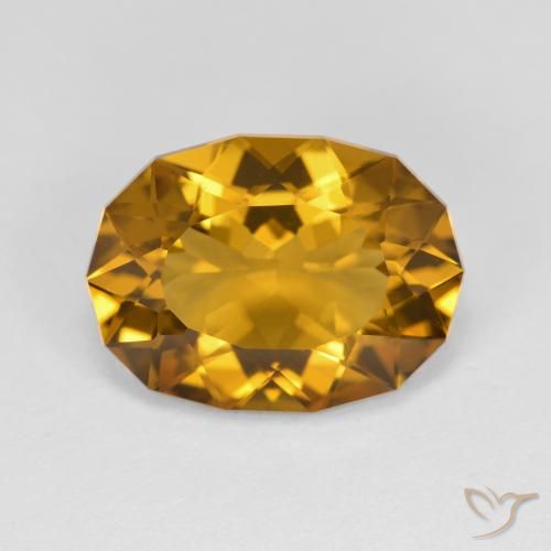 4.26ct Naturale Oro Citrino, Taglio a fantasia, VVS