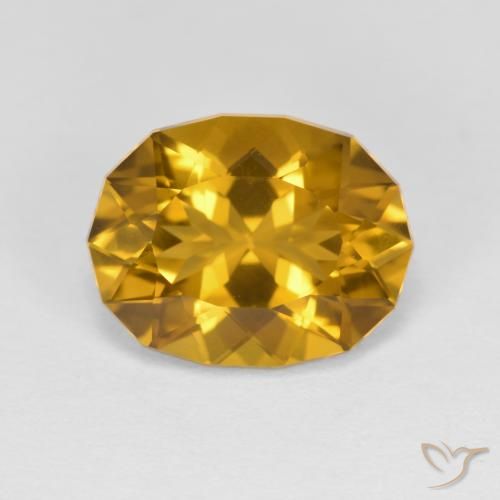 4.14ct Naturale Arancione-Oro Citrino, Taglio a fantasia, VVS-VS