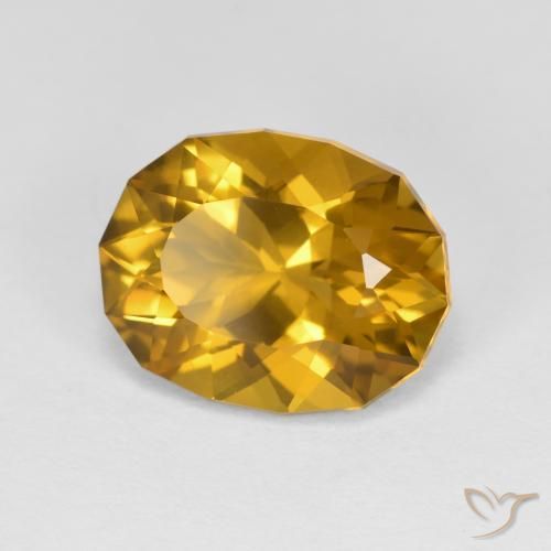 Citrino Arancione-Oro naturale da 4.14 ct, Taglio a fantasia, VVS-VS