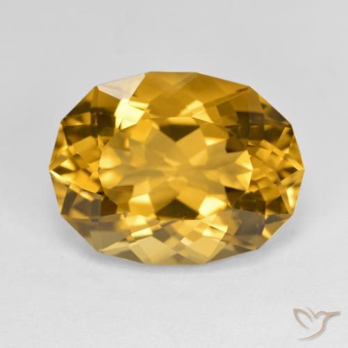 9.60ct Naturale Marrone dorato Citrino, Taglio a fantasia, VVS-VS