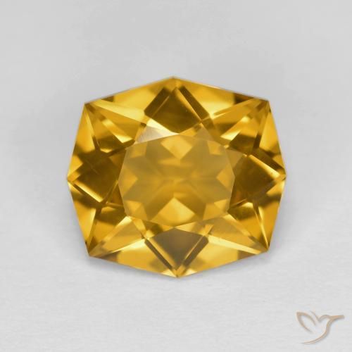 3.11ct Naturale Oro marroncino Citrino, Taglio a fantasia, VVS