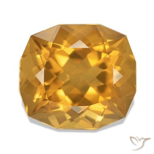8.26ct Medium Dark-Golden Citrino, Taglio a fantasia, VVS