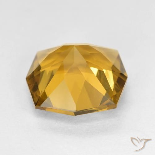Citrino Arancio-Oro naturale da 2.86 ct, Ottagonale / Taglio smeraldo, VVS
