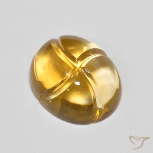 Citrino Arancione-Oro naturale da 2.33 ct, Ovale, VVS-VS