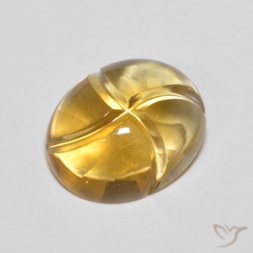 Citrino Arancione-Oro naturale da 2.33 ct, Ovale, VVS-VS