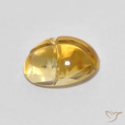 Citrino Arancione-Oro naturale da 2.33 ct, Ovale, VVS-VS