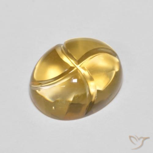 Citrino Dorato naturale da 2.76 ct, Ovale, Trasparente