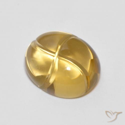 2.70ct Naturale Arancione-Oro Citrino, Ovale, Trasparente