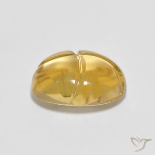 Citrino Arancione-Oro naturale da 2.70 ct, Ovale, Trasparente