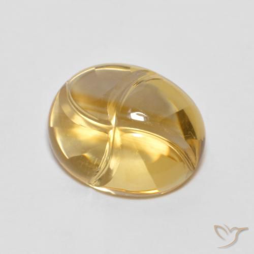 2.33ct Naturale Dorato Citrino, Ovale, Trasparente