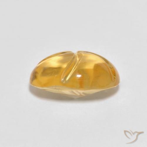 Citrino Dorato naturale da 2.33 ct, Ovale, Trasparente